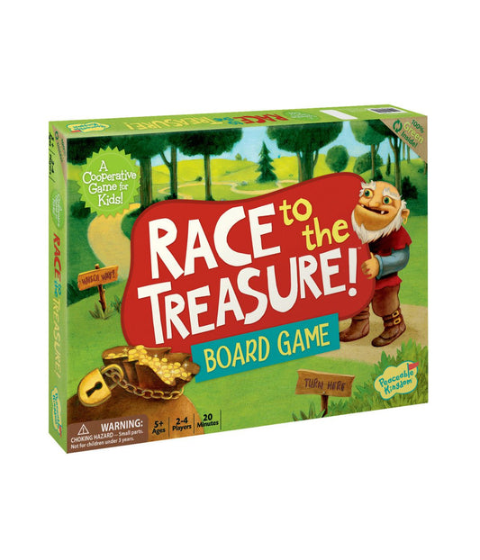 Race to the Treasure Cooperative Board Game Multi